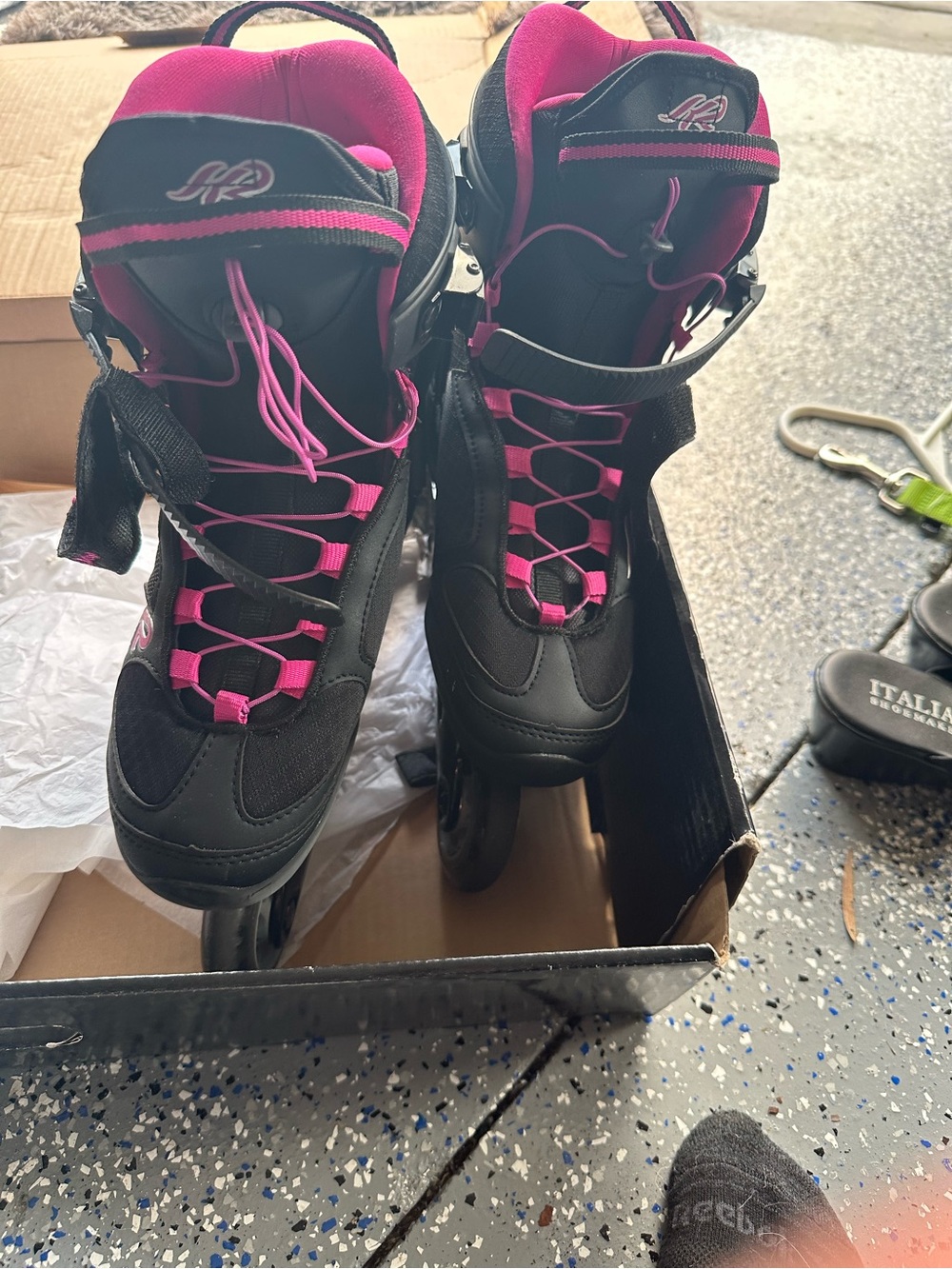 Alexis Black and Pink Women's Inline Skates